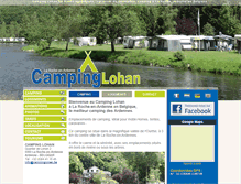 Tablet Screenshot of campinglohan.be